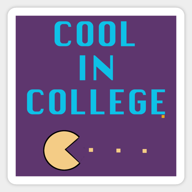 Cool in College Sticker by ElsieCast